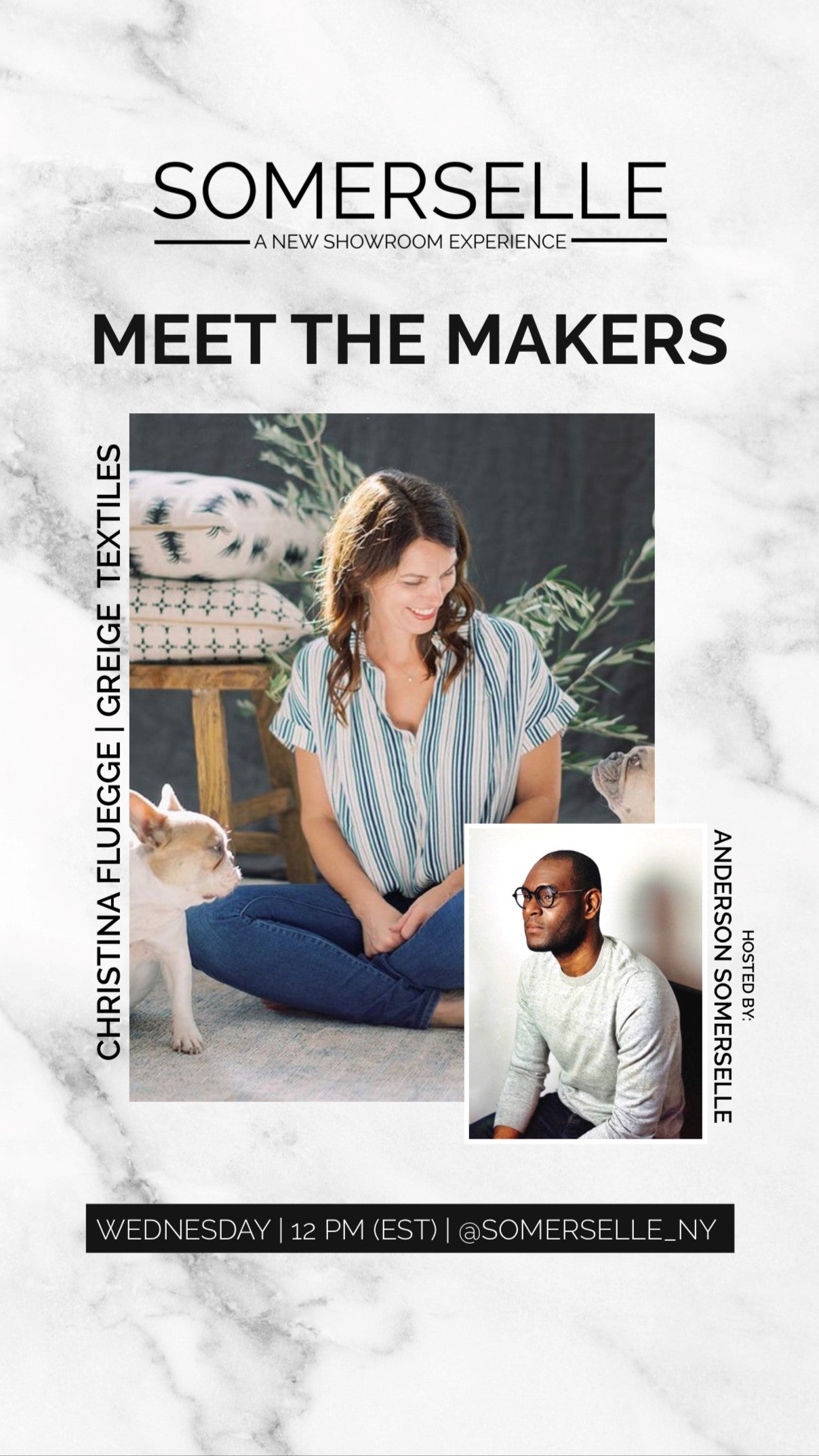 Watch Founder Christina Fluegge on Somerselle Meet the Makers Instagram Live