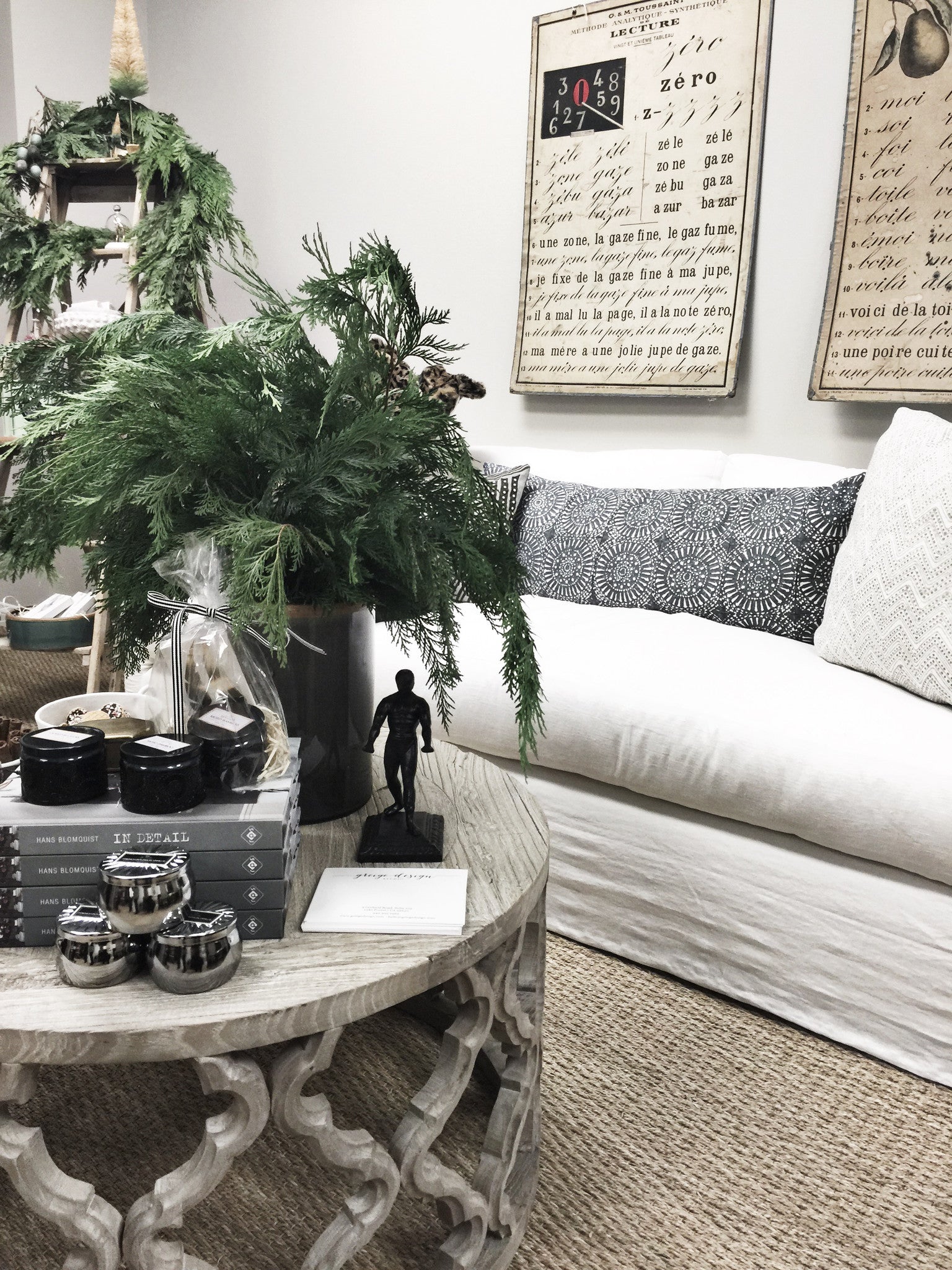 greige studio holiday open house...