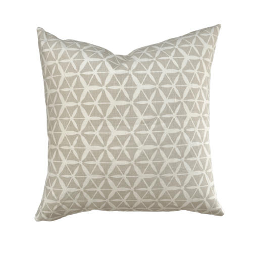 greige textiles pillows